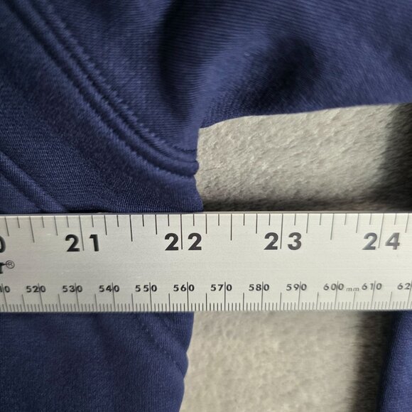 Mens Under Armour Blue Fleece Full Zip Jacket 100% Polyester Long Sleeve Size L - Picture 6 of 8